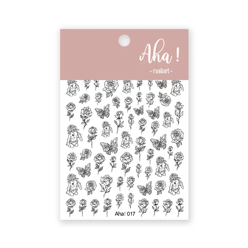 Autocollants Pour Ongles Nuage Blanc Mignon, 1 Pièce, Autocollants Ultra Fins Pour Nail Art, Décalcomanies Auto-Adhésives Étoile Lune/Fleur/Nuages, Décalcomanies Kawaii Pour Ongles