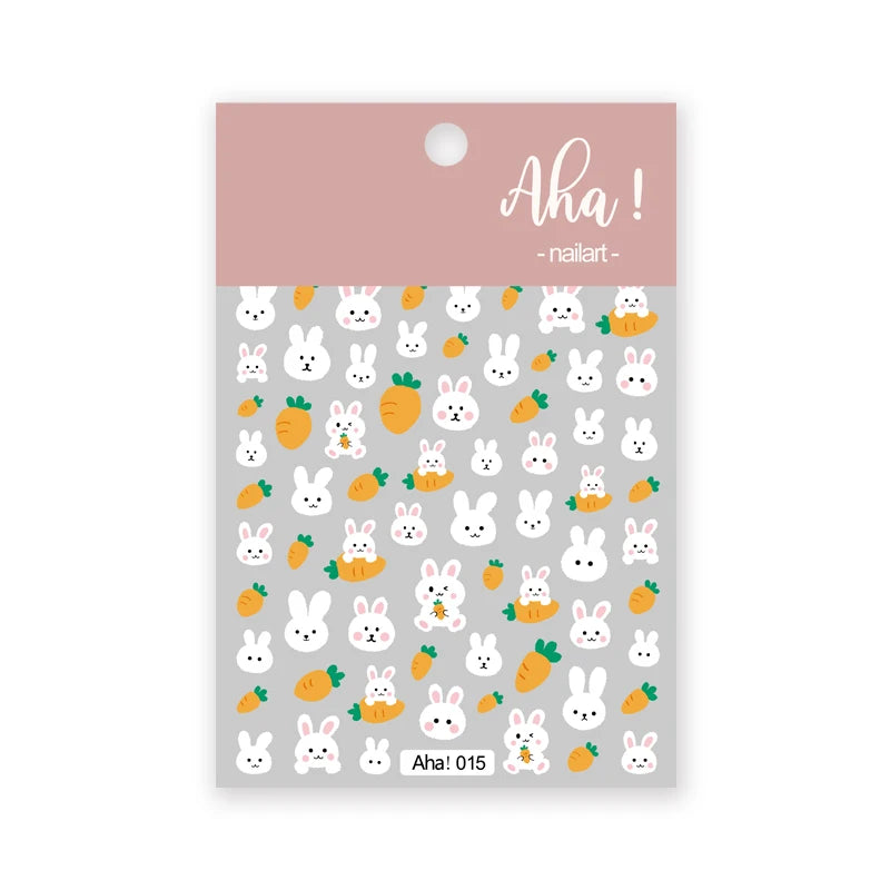 Autocollants Pour Ongles Nuage Blanc Mignon, 1 Pièce, Autocollants Ultra Fins Pour Nail Art, Décalcomanies Auto-Adhésives Étoile Lune/Fleur/Nuages, Décalcomanies Kawaii Pour Ongles