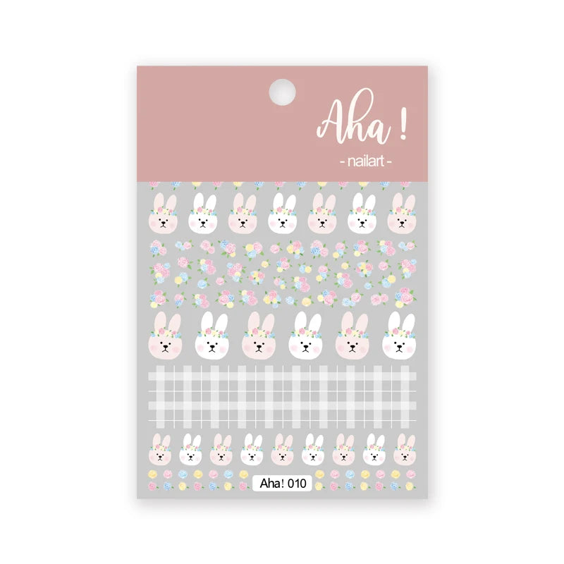 Autocollants Pour Ongles Nuage Blanc Mignon, 1 Pièce, Autocollants Ultra Fins Pour Nail Art, Décalcomanies Auto-Adhésives Étoile Lune/Fleur/Nuages, Décalcomanies Kawaii Pour Ongles