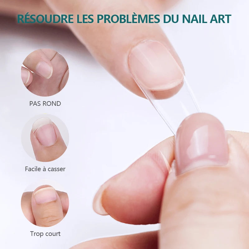 Faux ongles capsules extension - variantes couleurs