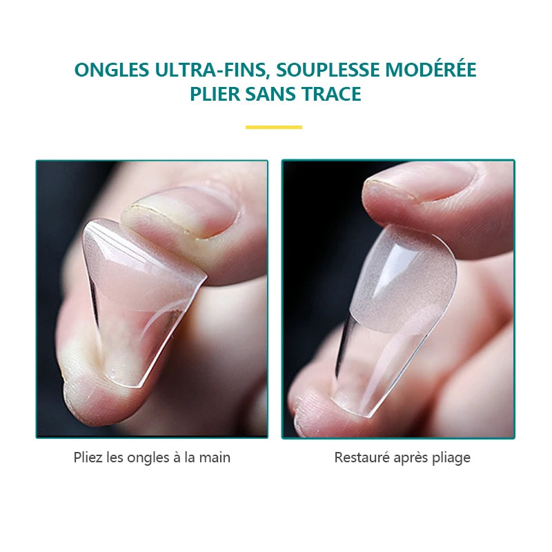 Faux ongles capsules extension - nuancier tailles