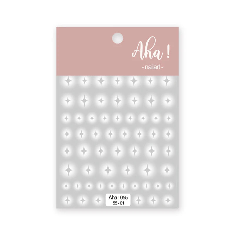 Autocollants Pour Ongles Nuage Blanc Mignon, 1 Pièce, Autocollants Ultra Fins Pour Nail Art, Décalcomanies Auto-Adhésives Étoile Lune/Fleur/Nuages, Décalcomanies Kawaii Pour Ongles