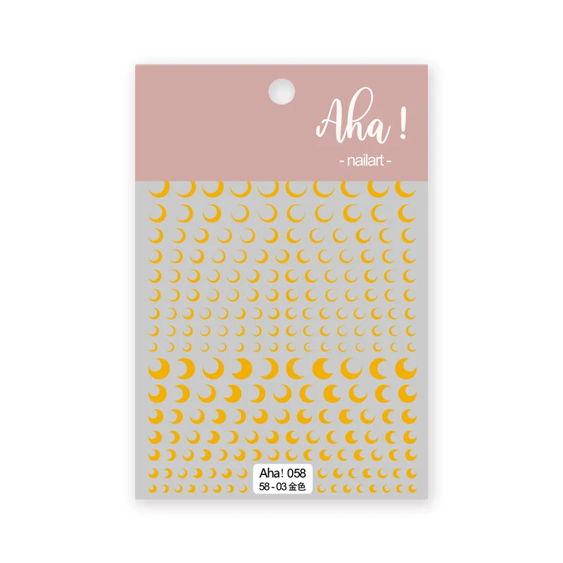 Autocollants Pour Ongles Nuage Blanc Mignon, 1 Pièce, Autocollants Ultra Fins Pour Nail Art, Décalcomanies Auto-Adhésives Étoile Lune/Fleur/Nuages, Décalcomanies Kawaii Pour Ongles