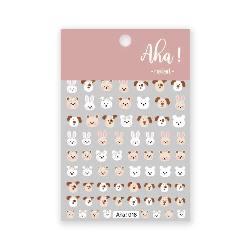 Autocollants Pour Ongles Nuage Blanc Mignon, 1 Pièce, Autocollants Ultra Fins Pour Nail Art, Décalcomanies Auto-Adhésives Étoile Lune/Fleur/Nuages, Décalcomanies Kawaii Pour Ongles