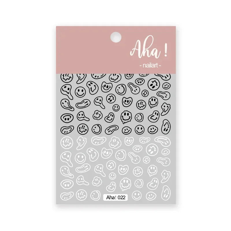 Autocollants Pour Ongles Nuage Blanc Mignon, 1 Pièce, Autocollants Ultra Fins Pour Nail Art, Décalcomanies Auto-Adhésives Étoile Lune/Fleur/Nuages, Décalcomanies Kawaii Pour Ongles
